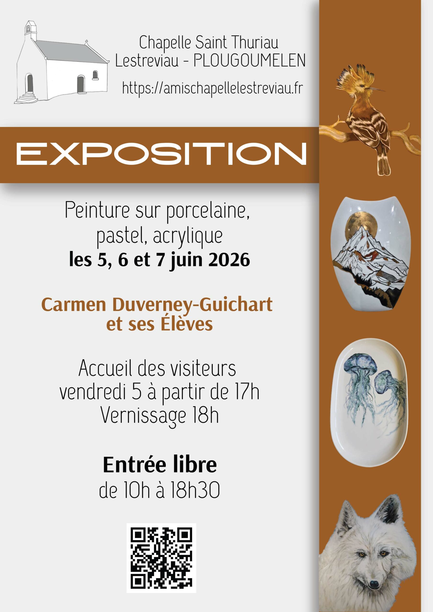 Lire la suite à propos de l’article – Exposition de porcelaines les 6 et 7 juin 2026.